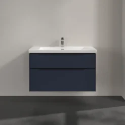 V&b subway 3.0 servantskap 97x57 marine blue m/lys håndtak i volcano black