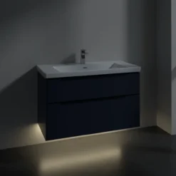 V&b subway 3.0 servantskap 97x57 marine blue m/lys håndtak i volcano black
