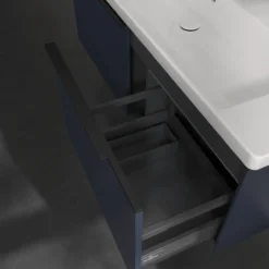 V&b subway 3.0 servantskap 127x42 marine blue m/lys håndtak i volcano black