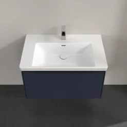 V&b subway 3.0 servantskap 77x42 marine blue m/lys håndtak i volcano black