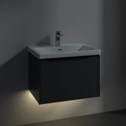 V&b subway 3.0 servantskap 66x42 marine blue m/lys håndtak i volcano black