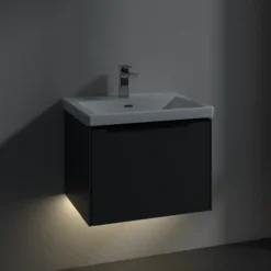 V&b subway 3.0 servantskap 57x42 marine blue m/lys håndtak i volcano black