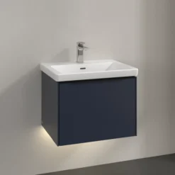 V&b subway 3.0 servantskap 57x42 marine blue m/lys håndtak i volcano black