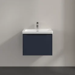 V&b subway 3.0 servantskap 57x42 marine blue m/lys håndtak i volcano black