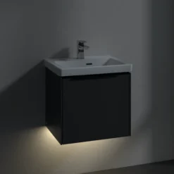V&b subway 3.0 servantskap 47x42 marine blue m/lys håndtak i volcano black