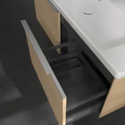V&b subway 3.0 servantskap 127x42 nordic oak håndtak i krom