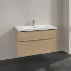V&b subway 3.0 servantskap 97x57 nordic oak håndtak i krom