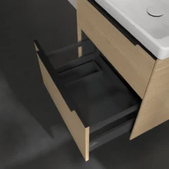 V&b subway 3.0 servantskap 57x47 nordic oak håndtak i volcano black