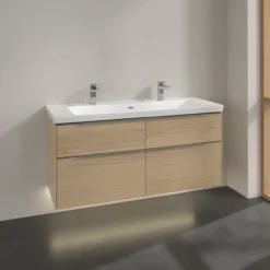 V&b subway 3.0 servantskap 127x57 nordic oak m/lys håndtak i krom