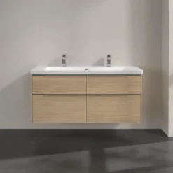 V&b subway 3.0 servantskap 127x57 nordic oak m/lys håndtak i krom