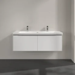 V&b subway 3.0 servantskap 127x42 pure white håndtak i krom