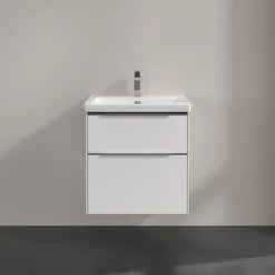 V&b subway 3.0 servantskap 57x47 pure white håndtak i krom