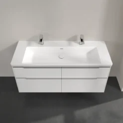 V&b subway 3.0 servantskap 127x57 pure white håndtak i krom
