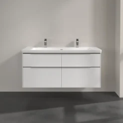 V&b subway 3.0 servantskap 127x57 pure white håndtak i krom