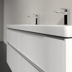 V&b subway 3.0 servantskap 127x57 pure white håndtak i krom
