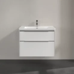 V&b subway 3.0 servantskap 77x57 pure white håndtak i krom