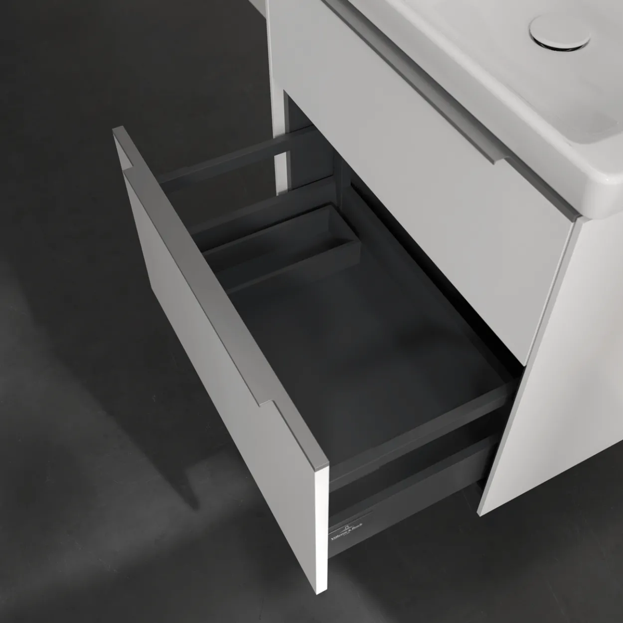 V&b subway 3.0 servantskap 62x57 pure white håndtak i krom