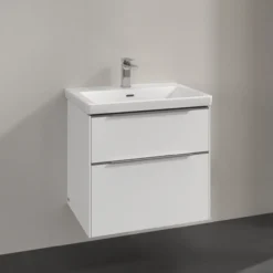 V&b subway 3.0 servantskap 62x57 pure white håndtak i krom