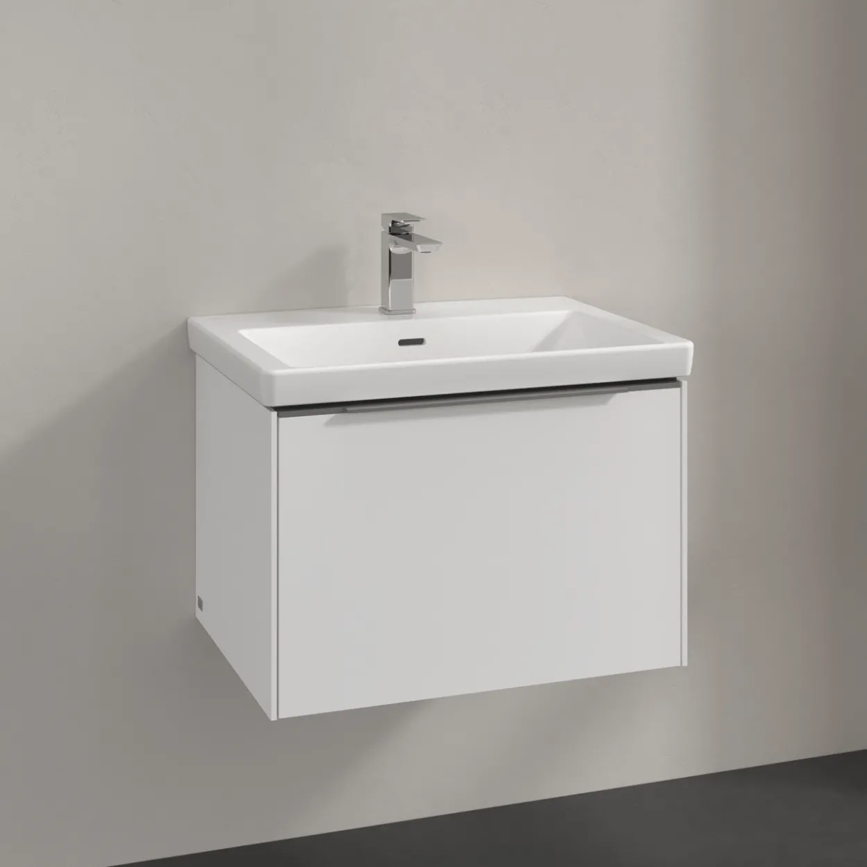V&b subway 3.0 servantskap 66x42 pure white håndtak i krom