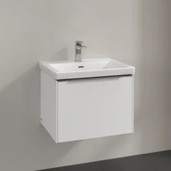V&b subway 3.0 servantskap 57x42 pure white håndtak i krom