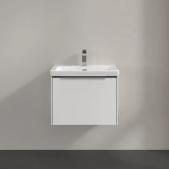 V&b subway 3.0 servantskap 57x42 pure white håndtak i krom