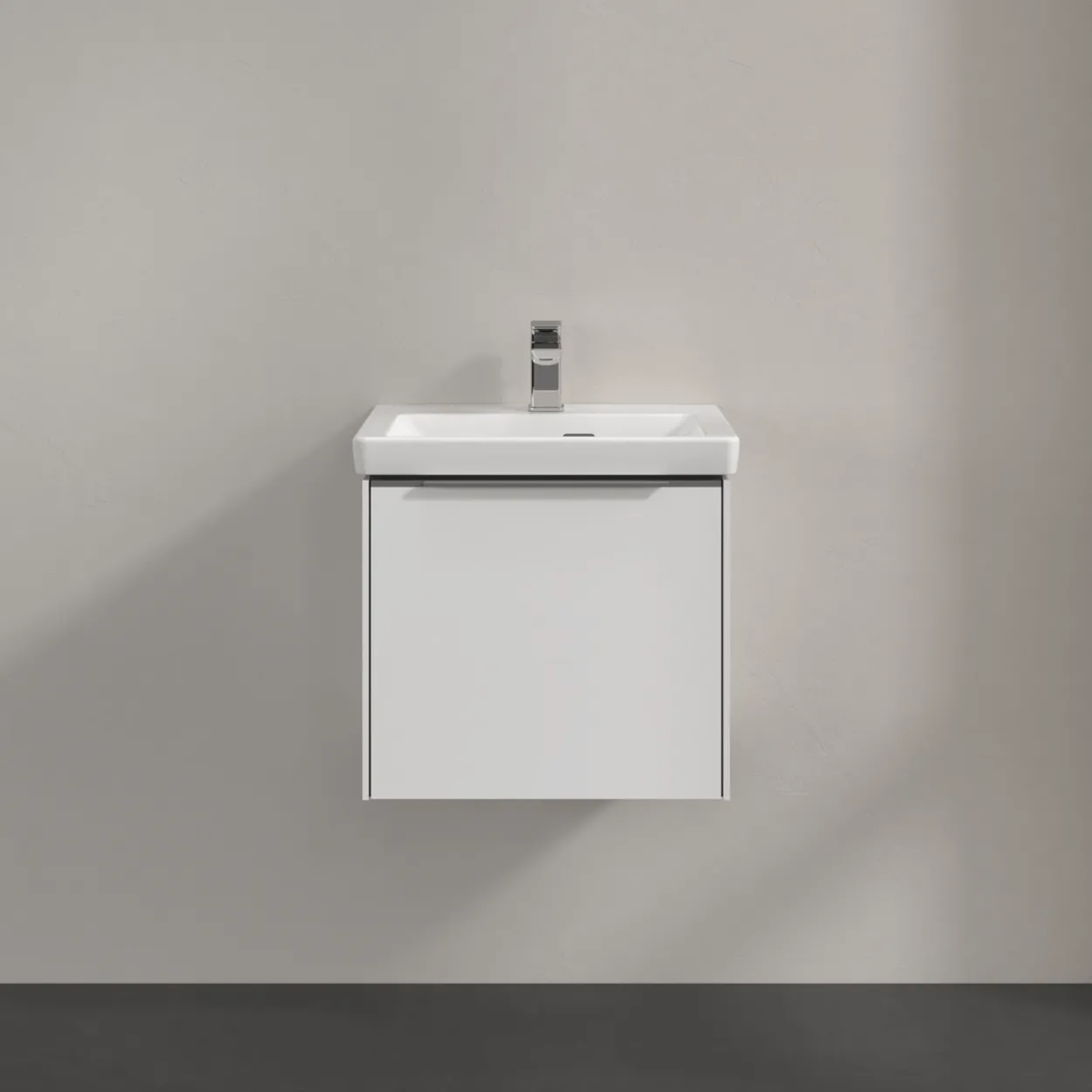 V&b subway 3.0 servantskap 47x42 pure white håndtak i krom