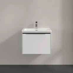 V&b subway 3.0 servantskap 57x42 pure white håndtak i volcano black