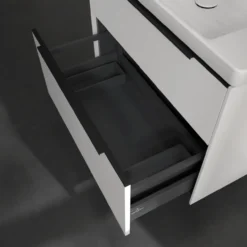 V&b subway 3.0 servantskap 77x57 pure white håndtak i volcano black