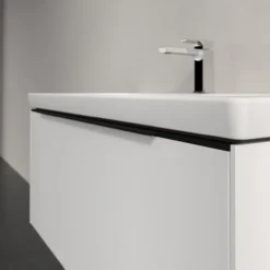 V&b subway 3.0 servantskap 97x42 pure white håndtak i volcano black