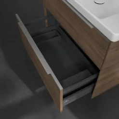 V&b subway 3.0 servantskap 77x57 pure white m/lys håndtak i krom