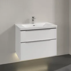 V&b subway 3.0 servantskap 77x57 pure white m/lys håndtak i krom