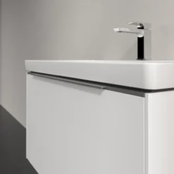 V&b subway 3.0 servantskap 77x42 pure white m/lys håndtak i krom