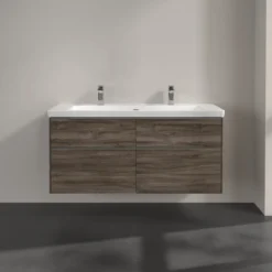 V&b subway 3.0 servantskap 127x57 stone oak håndtak i krom