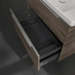 V&b subway 3.0 servantskap 77x57 stone oak håndtak i krom