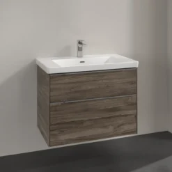 V&b subway 3.0 servantskap 77x57 stone oak håndtak i krom