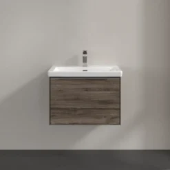 V&b subway 3.0 servantskap 66x42 stone oak håndtak i krom