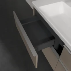 V&b subway 3.0 servantskap 127x57 taupe håndtak i krom