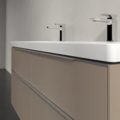 V&b subway 3.0 servantskap 127x57 taupe håndtak i krom