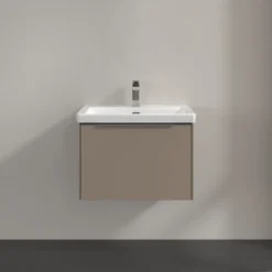V&b subway 3.0 servantskap 66x42 taupe håndtak i krom