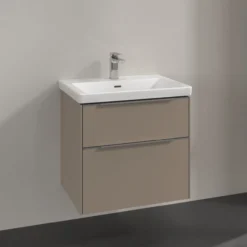 V&b subway 3.0 servantskap 62x57 taupe håndtak i krom