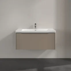 V&b subway 3.0 servantskap 97x42 taupe håndtak i krom