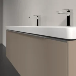 V&b subway 3.0 servantskap 127x42 taupe håndtak i krom