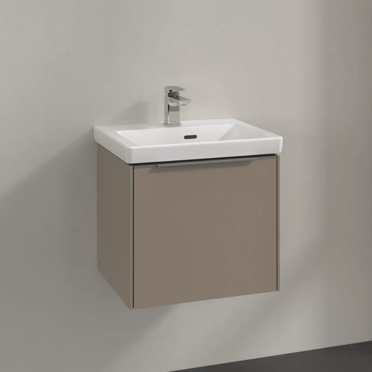 V&b subway 3.0 servantskap 47x42 taupe håndtak i krom