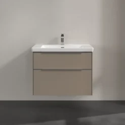 V&b subway 3.0 servantskap 77x57 taupe håndtak i krom