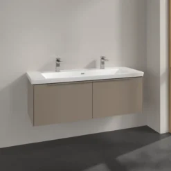V&b subway 3.0 servantskap 127x42 taupe håndtak i møbelets farge