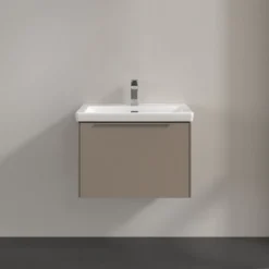 V&b subway 3.0 servantskap 66x42 taupe håndtak i møbelets farge