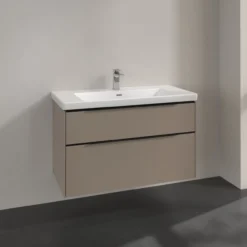 V&b subway 3.0 servantskap 97x57 taupe håndtak i volcano black