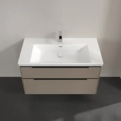V&b subway 3.0 servantskap 97x57 taupe håndtak i volcano black