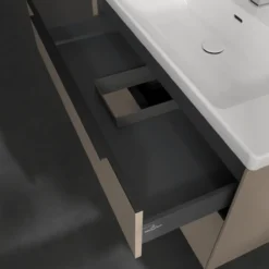 V&b subway 3.0 servantskap 97x57 taupe håndtak i volcano black