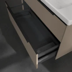 V&b subway 3.0 servantskap 97x57 taupe håndtak i volcano black